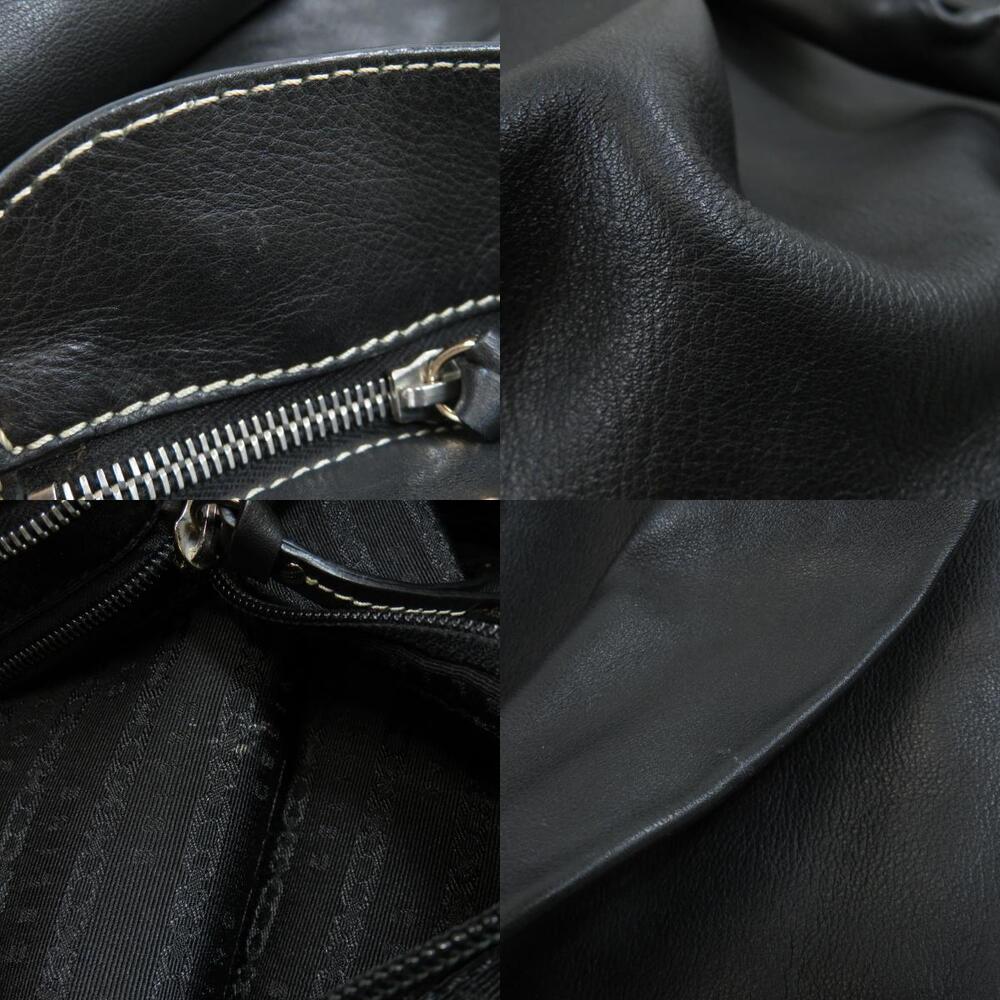 Celine handbag calfskin Leather Shoulder Bag Black - Picture 9 of 11